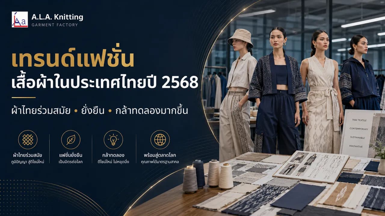 เทรนด์แฟชั่นเสื้อผ้าในประเทศไทยปี 2568