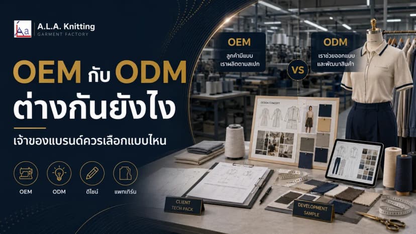 OEM กับ ODM ต่างกันยังไง เจ้าของแบรนด์ควรเลือกแบบไหน